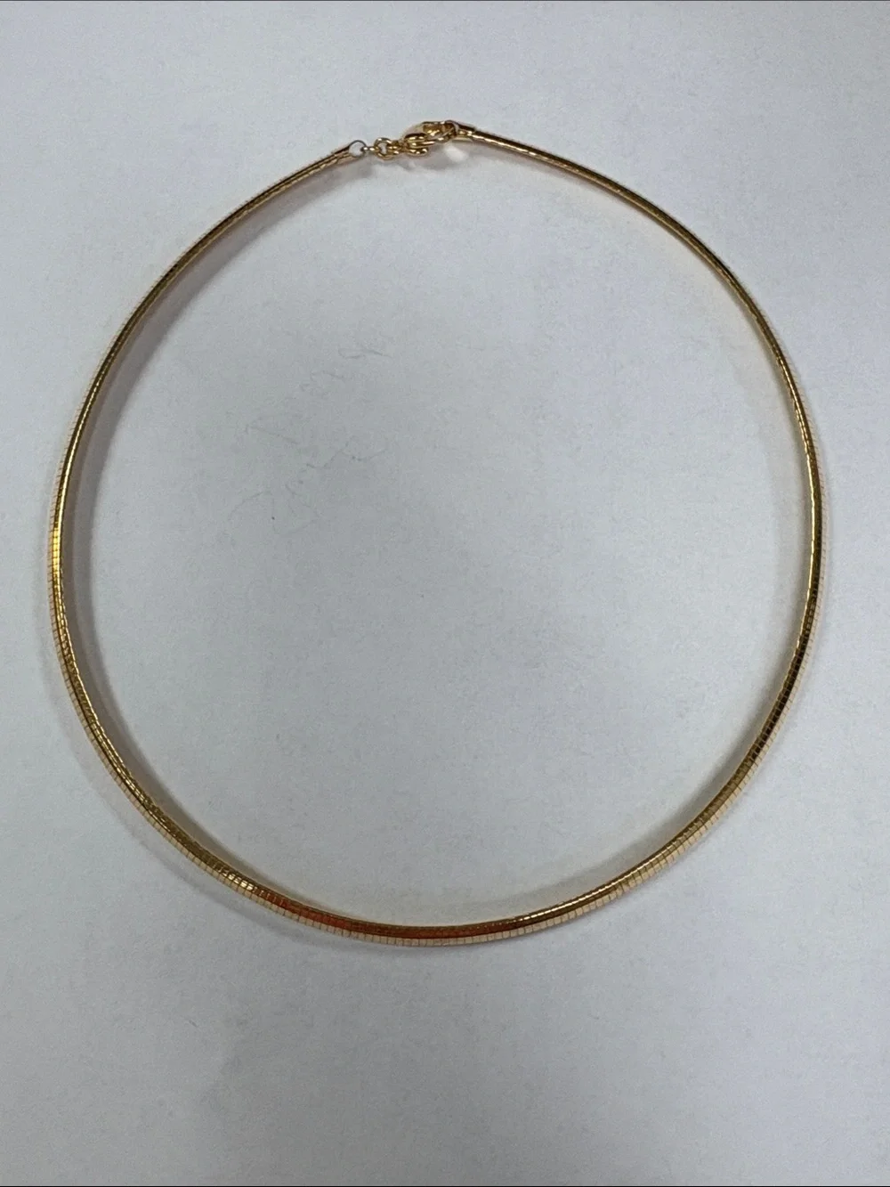 Milor Classic Gold tone Herringbone Collar Necklace - Women Jewelry - Picture 1 of 6
